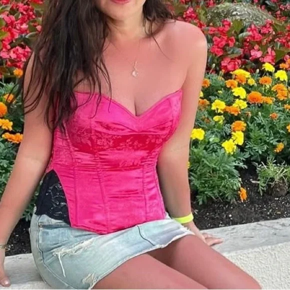 Fredericks of Hollywood Lace Corset Bustier. - Picture 1 of 9